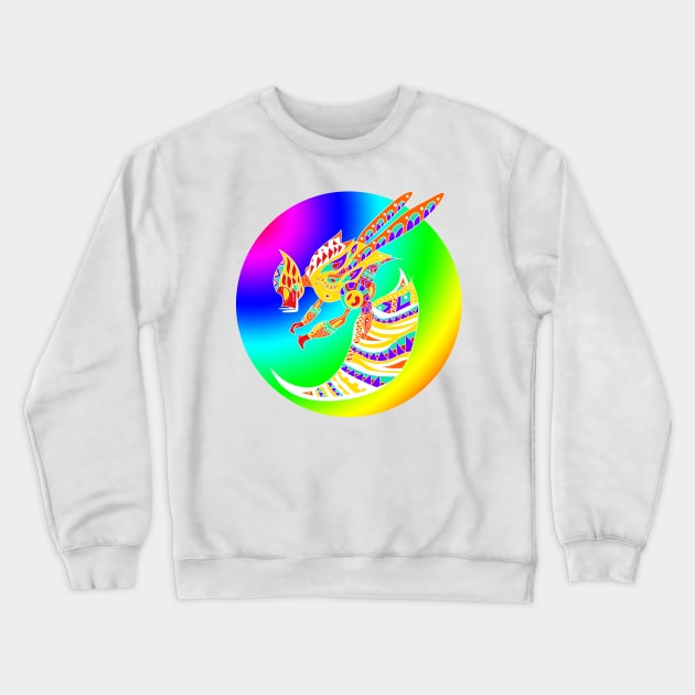 Queer Bee ecopop Crewneck Sweatshirt by jorge_lebeau